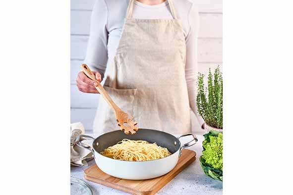 Spaghettiske, træ, 32,5x6,4x1,5cm, ECO, (1 stk.) - Spaghettiske, træ, 32,5x6,4x1,5cm, DELISH ECO, (1 stk.)