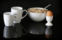 Krus med hank, 530ml, Ø9,5x11,8cm, hvid, porcelæn, ESSENTIALS, (6 stk.) - Krus med hank, 530ml, Ø9,5x11,8cm, hvid, porcelæn, ESSENTIALS, (6 stk.)