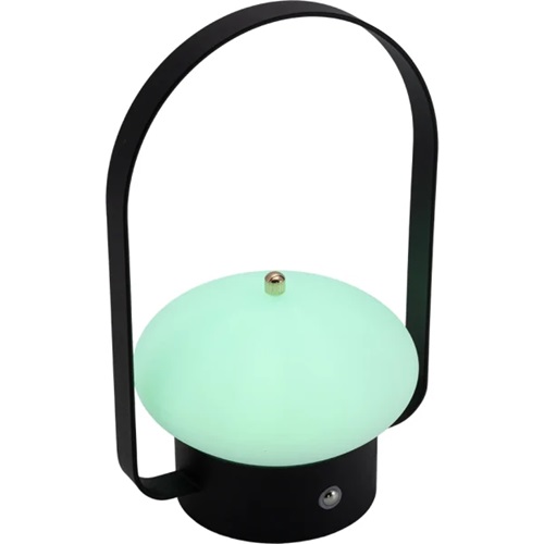 LED bordlampe, BARCELONA,  Securit,  ledningsfri og genopladelig, sort/hvid, (1 stk.)