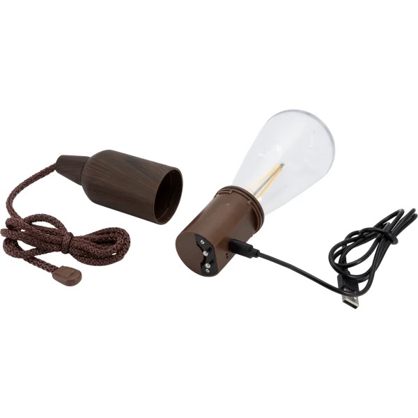 LED lamper til parasol COPENHAGEN, Securit, ledningsfri og genopladelig, brun, (3 stk.) - LED lamper til parasol COPENHAGEN, Securit, ledningsfri og genopladelig, brun, (3 stk.)