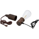 LED lamper til parasol COPENHAGEN, Securit, ledningsfri og genopladelig, brun, (3 stk.) - LED lamper til parasol COPENHAGEN, Securit, ledningsfri og genopladelig, brun, (3 stk.)