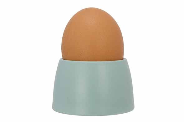 Æggebæger, blågrå, rund, Ø6x3,7cm, melamin, KUPO, (sæt á 4 stk.) - Æggebæger, blågrå, rund, Ø6x3,7cm, melamin, KUPO, (sæt á 4 stk.)