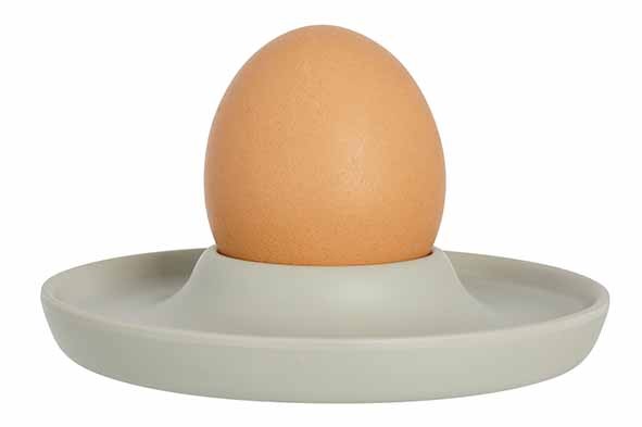 Æggebæger med opsamlingskant, beige, rund, Ø10,8x2cm, melamin, KUPO, (sæt á 4 stk.) - Æggebæger med opsamlingskant, beige, rund, Ø10,8x2cm, melamin, KUPO, (sæt á 4 stk.)