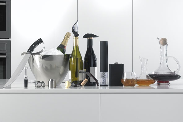 Tjenerproptrækker, sommelier, brun, metal, (1 stk.) - Tjenerproptrækker, sommelier, brun, metal, (1 stk.)