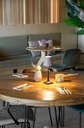 LED bordlampe, MILANO, Securit, ledningsfri og genopladelig, sort/grå-brun, (1 stk.) - LED bordlampe, MILANO, Securit, ledningsfri og genopladelig, sort/grå-brun, (1 stk.)