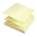 Sticky notes, Z-notes, Stick'N, gul, 76x76mm, 100 ark, (12 pakker) - Post it blokke