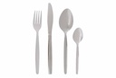 Bestikbakke med 200 stk. rustfrit stål bestik (Gaffel, Kniv, Ske og teske), grå, plastik (1 sæt.) - Bestikbakke med 200stk. bestik, grå, plastik/rustfri stål, (1 sæt)