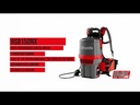 Rygstøvsuger, batteridrevet, Numatic RSB150NX/1, grå, (1 stk.)
