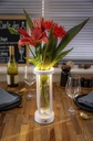 LED bordlampe/vase, FLORENCE, Securit, ledningsfri og genopladelig, hvid (1 stk.) - LED bordlampe/vase, FLORENCE, Securit, ledningsfri og genopladelig, hvid (1 stk.)