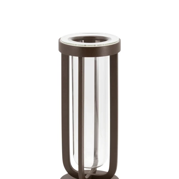LED bordlampe/vase, FLORENCE, Securit, ledningsfri og genopladelig, brun (1 stk.) - LED bordlampe/vase, FLORENCE, Securit, ledningsfri og genopladelig, brun (1 stk.)