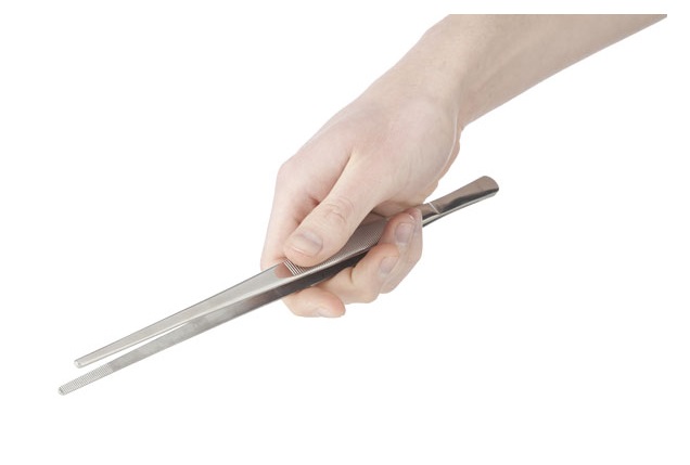 Madpincet, 30cm, lang model, rustfrit stål, CT PROF, (1 stk.)