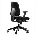 Kontorstol, Canadian Base, sort, (1 stk.) - Ergonomisk kontorstol