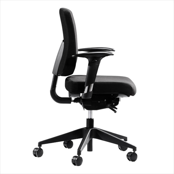 Ergonomisk kontorstol, Canadian Ergo 01, sort, (1 stk.)