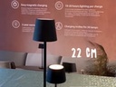 LED bordlampe, MONTE-CARLO, Securit, ledningsfri og genopladelig, sort, (1 stk.) - LED bordlampe, MONTE-CARLO, Securit, ledningsfri og genopladelig, sort, (1 stk.)