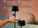 LED bordlampe, MALTA, Securit, ledningsfri og genopladelig, sort, (1 stk.) - LED bordlampe, MALTA, Securit, ledningsfri og genopladelig, sort, (1 stk.)