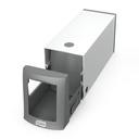 Servietdispenser, Fastfold, Liggende,  31,1x10,5x13,4cm, Grå, N2, 271700, Tork, (1 stk.) - Servietdispenser, Fastfold, Liggende,  31,1x10,5x13,4Cm, Grå, N2, 271700, Tork, (1 Stk.)