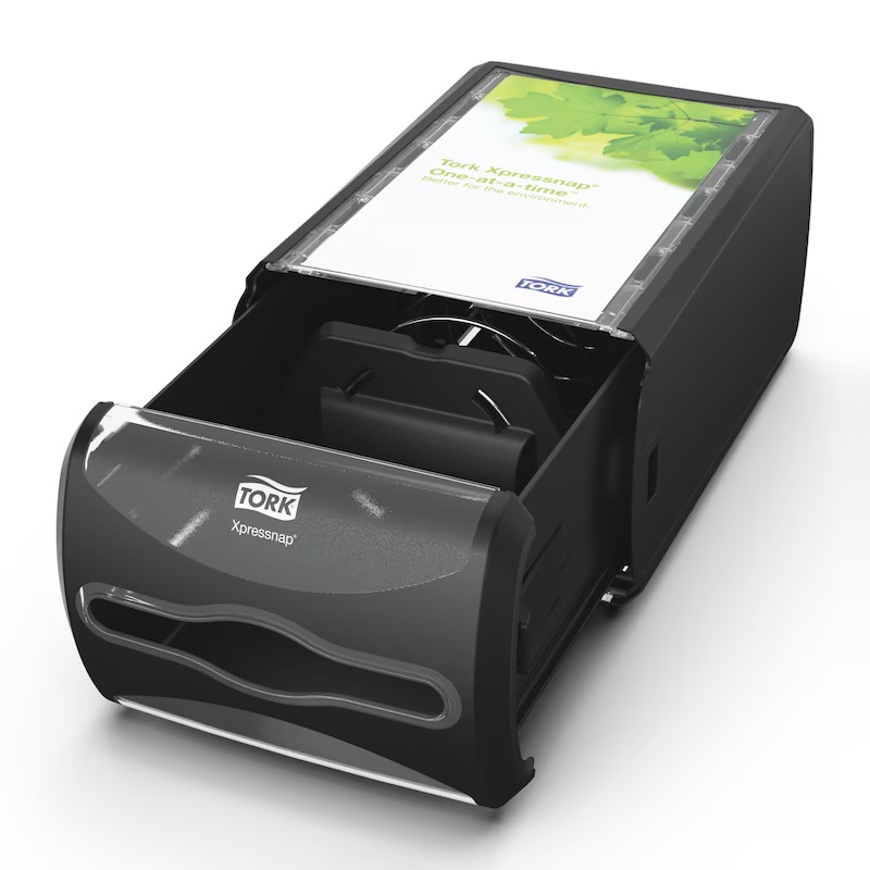 Servietdispenser, Xpressnap, liggende, sort, N4, 272511, Tork, (1 stk.) - Servietdispenser, Xpressnap, liggende, sort, N4, 272511, Tork, (1 stk.)