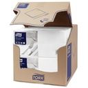 Frokostserviet, blød, hvid, 3-lags, 33x33cm, Advanced, 477414, Tork, (1500 stk.) - Frokostserviet, blød, hvid, 3-Lags, 33x33Cm, Advanced, 477414, Tork, (1500 Stk.)