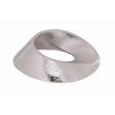 Servietring, oval, sølv, nikkel, (sæt á 4 stk.) - Servietring, oval, sølv, nikkel, (sæt á 4 stk.)