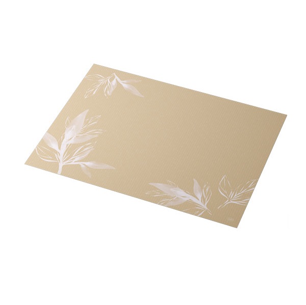 Dækkeserviet, papir, 30x40cm, "Eco Leaves", Duni, (1000 stk.) - Dækkeserviet, papir, 30x40cm, "Eco Leaves", Duni, (1000 stk.)