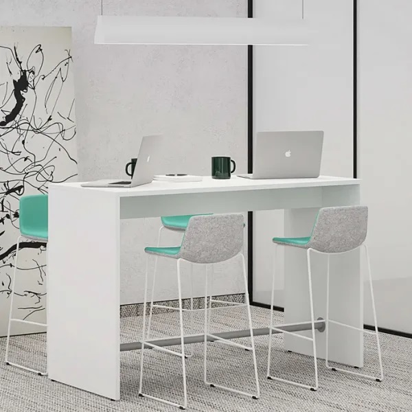 Højbord, Nuuk, 70x160x105h cm, antracit eller hvid, (1 stk.) (Hvid) - Højbord, Nuuk, 70x160x105h cm, antracit eller hvid, (1 stk.)