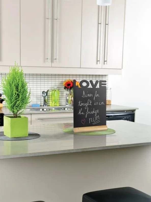 Securit LOVE Bordskilt – Sort Silhuet, (1 stk.) - LOVE bordskilt, sort, Securit silhouet, (1 stk.)