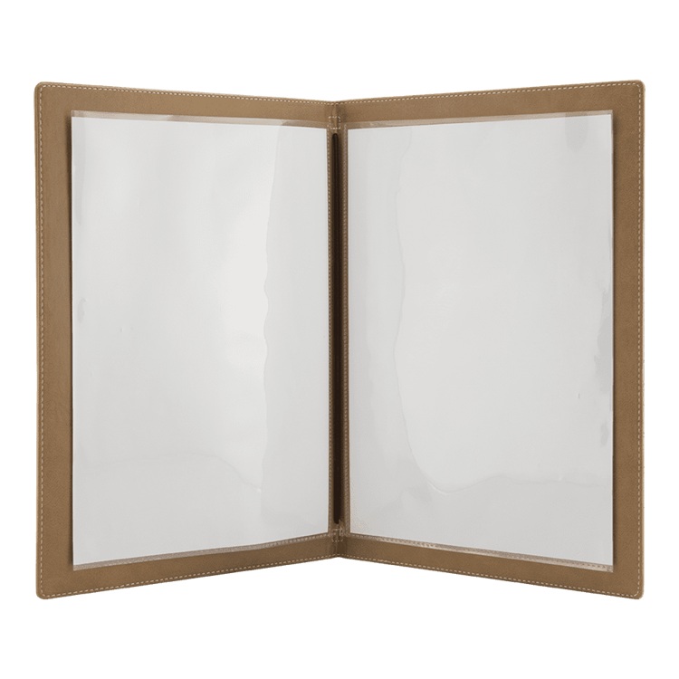 Menuomslag, A4 kork-design, Securit, (1 stk.) - Menuomslag, A4 kork-design, Securit, (1 stk.)
