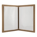 Menuomslag, A4 kork-design, Securit, (1 stk.) - Menuomslag, A4 kork-design, Securit, (1 stk.)