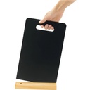 Bordskilt med hank, CARRY, sort, Securit Silhuette, (1 stk.) - Bordskilt med hank, CARRY, sort, Securit Silhuette, (1 stk.)