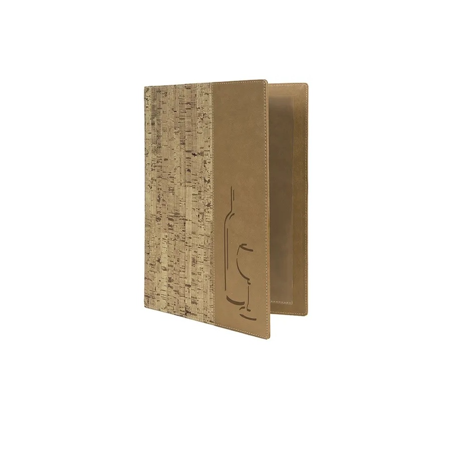 Vinkort, A4, Kork-design, Securit, (1 stk.) - Vinkort, A4 KORK DESIGN, Securit, (1 stk.)