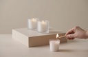 Fyrfadslys, Switch & Shine Refill, 25 timer, 6,5x6,5cm, Svanemærket, hvid, Duni, (12 stk.) - Fyrfadslys, Switch & Shine Refill, 25 timer, 6,5x6,5cm, Svanemærket, hvid, Duni, (12 stk.)
