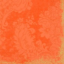 Serviet, 3-lags, 33x33cm, Royal Sun Orange, Duni, (1000 stk.) - Serviet, 3-lags, 33x33cm, Royal Sun Orange, Duni, (1000 stk.)
