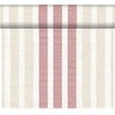 Kuvertløbere/bordløbere, Tete-A-Tet, Dunicel, 0,4x24m, Rigato bordeaux, Duni, (4 stk.) - Kuvertløbere/bordløbere, Tete-A-Tet, Dunicel, 0,4x24m, Rigato bordeaux, Duni, (4 stk.)
