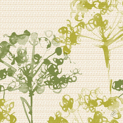 Serviet, bio, Dunisoft, 40x40cm, "Green Umbles", Duni, (360 stk.) - Serviet, bio, Dunisoft, 40x40cm, "Green Umbles", Duni, (360 stk.)