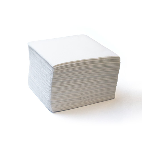 Kaffeserviet, GS-Basic, 2-lags, 1/4 fold, 24x24cm, hvid, nyfiber, 12 pakker á 200 stk. (2.400 stk.) - Kaffeserviet, 2-lags, 1/4 fold, 24x24cm, hvid, nyfiber, 12 pakker á 200 stk. (2.400 stk.)