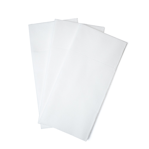 Bestikserviet, Airlaid, GS-Basic, 32x40cm, 1/8 fold, hvid, 8 pakker á 25 stk. (300 stk.) - Bestikserviet, Airlaid, GS-Basic, 40x40 cm, 1/8 fold, hvid, 8 pakker á 25 stk. (200 stk.)