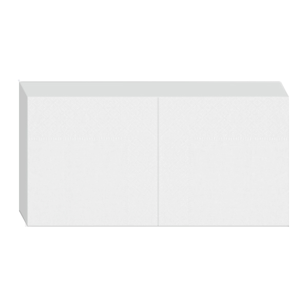 Kaffeserviet, GS-Basic, 2-lags, 1/4 fold, 24x24cm, hvid, nyfiber, 12 pakker á 200 stk. (2.400 stk.) - Kaffeserviet, 2-lags, 1/4 fold, 24x24cm, hvid, nyfiber, 12 pakker á 200 stk. (2.400 stk.)