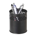 Penneholder til skrivebord, TWIN, metal, sort, (1 stk.) - Penneholder, TWIN, METAL, sort, (1 stk.)