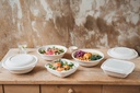 Salatskål, 750ml, ø21cm, rund, bagasse, (300 stk.)