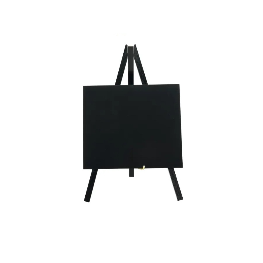 Bordskilte til kridtmarkere, Securit® mini tavlestafeli, 15x12,8 cm, træ/PP, flere farver, (sæt á 3 stk.) (Sort) - Bordskilte til kridtmarkere, Securit® mini tavlestafeli, 15x12,8 cm, træ/PP, flere farver, (sæt á 3 stk.)
