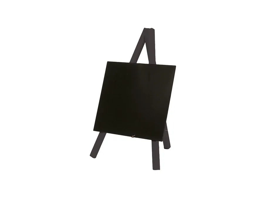 Mini tavlestafeli m/ kridtmarker, træ, 15x12,8cm, Securit, flere farver, (1 stk.) (Sort) - Mini tavlestafeli m/ kridtmarker, træ, 15x12,8cm, Securit, flere farver, (1 stk.)