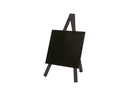 Mini tavlestafeli m/ kridtmarker, træ, 15x12,8cm, Securit, flere farver, (1 stk.) (Sort) - Mini tavlestafeli m/ kridtmarker, træ, 15x12,8cm, Securit, flere farver, (1 stk.)