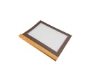 Menuramme med 2 lommer, Securit® WOOD, til ark, træ/refleksfri PP, flere str. & farver, (1 stk.) (Brun, A5) - Menuramme med 2 lommer, Securit® WOOD, til ark, træ/refleksfri PP, flere str. & farver, (1 stk.)
