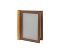 Menuramme med 2 lommer, Securit® WOOD, til ark, træ/refleksfri PP, flere str. & farver, (1 stk.) (Brun, A5) - Menuramme med 2 lommer, Securit® WOOD, til ark, træ/refleksfri PP, flere str. & farver, (1 stk.)