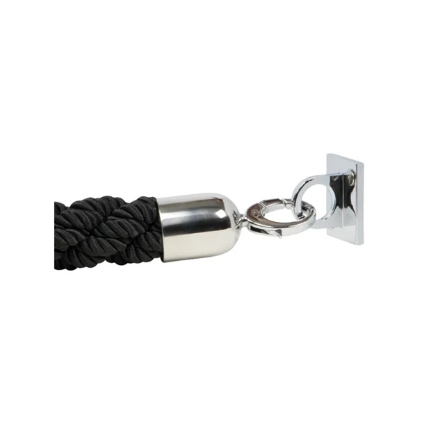 Vægkrog til afspærringssystem, 5x4cm, rustfrit stål, Securit CLASSIC, flere farver, (1 stk.) (Sølv) - Vægkrog til afspærringssystem, 5x4cm, rustfrit stål, Securit CLASSIC, flere farver, (1 stk.)