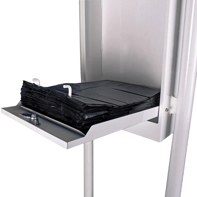 Hundeposer, "høm høm" , GS-Basic, 20x33 (+4cm) cm, sorte, 10-20% recycled HDPE, (40x50 stk/blok, 2.000 stk.)