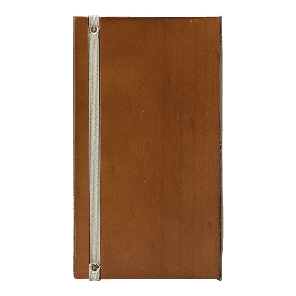 Regningsholder, Securit® LÆDER, 18,4x10,4x2 cm, træ/PU, træ/grå, (1 stk.) - Regningsholder, Securit® LÆDER, 18,4x10,4x2 cm, træ/PU, træ/grå, (1 stk.)