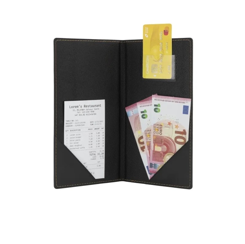 Regningsholder, Securit® TRENDY, 37x30x0,7 cm, PU, sort, (1 stk.) - Regningsholder, Securit® TRENDY, 37x30x0,7 cm, PU, sort, (1 stk.)