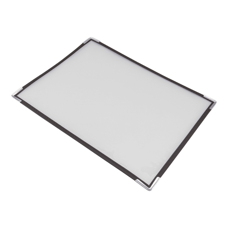 Menuholder, Securit® CRYSTAL DOUBLE, til 2 x A4 sider, PP, klar, (3 stk.) - Menuholder, Securit® CRYSTAL DOUBLE, til 2 x A4 sider, PP, klar, (3 stk.)