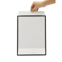 Menuholder, Securit® CRYSTAL DOUBLE, til 2 x A4 sider, PP, klar, (3 stk.) - Menuholder, Securit® CRYSTAL DOUBLE, til 2 x A4 sider, PP, klar, (3 stk.)
